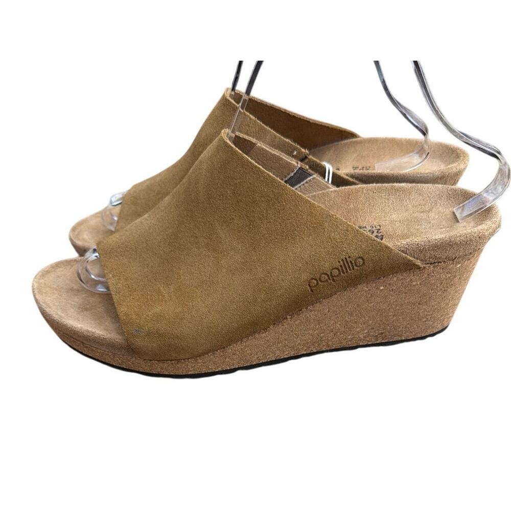Birkenstock Papillio Namica Tea Suede Wedge Sandals Womens Slide Shoes 41 US 10